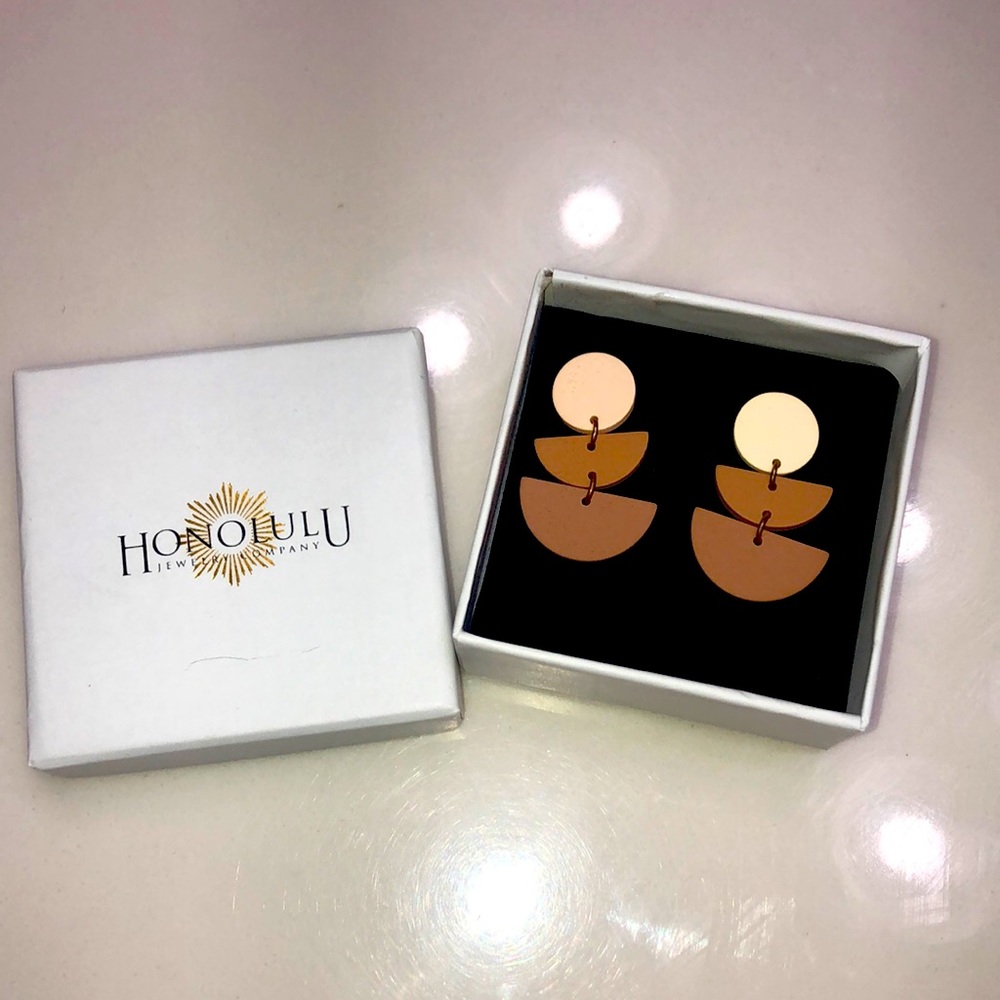 Honolulu color block earrings